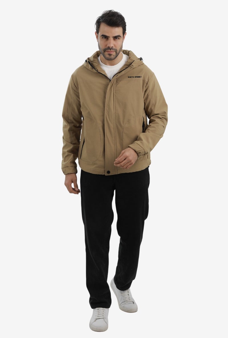 White Rabbit Men’s Soft Waterproof Hooded Jacket - Image 5